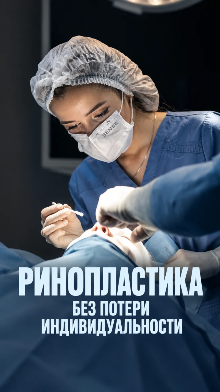 Кадр из ролика о ринопластике в ГМЦ